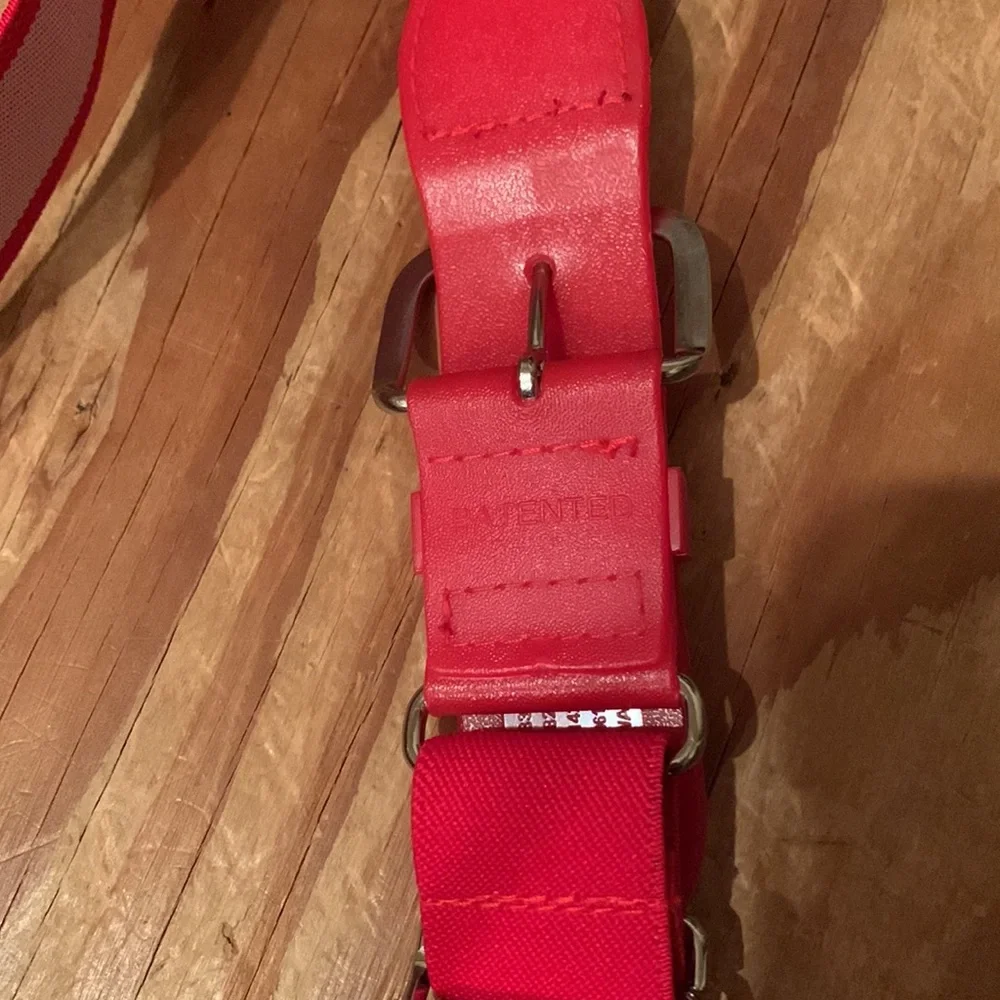 Adidas Stretch Belt Red Small Adjustable
